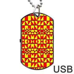 Rby-c-4-8 Dog Tag Usb Flash (two Sides) by ArtworkByPatrick