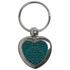 Reef Filled Of Love And Respect With  Fauna Ornate Key Chain (heart) by pepitasart