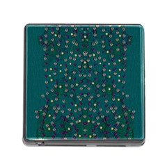 Reef Filled Of Love And Respect With  Fauna Ornate Memory Card Reader (square 5 Slot) by pepitasart