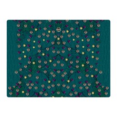 Reef Filled Of Love And Respect With  Fauna Ornate Double Sided Flano Blanket (mini)  by pepitasart