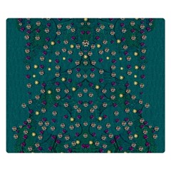 Reef Filled Of Love And Respect With  Fauna Ornate Double Sided Flano Blanket (small)  by pepitasart