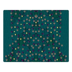 Reef Filled Of Love And Respect With  Fauna Ornate Double Sided Flano Blanket (large)  by pepitasart