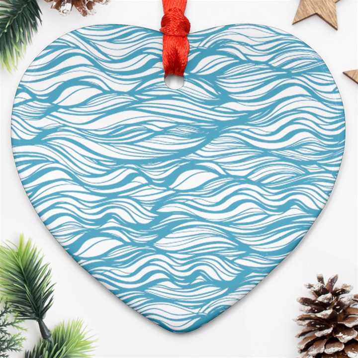 Abstract Heart Ornament (Two Sides)