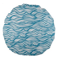 Abstract Large 18  Premium Flano Round Cushions