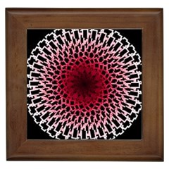 Gradient Spirograph Framed Tile by JayneandApollo