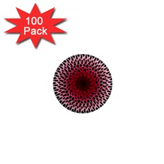 Gradient Spirograph 1  Mini Magnets (100 Pack)  by JayneandApollo