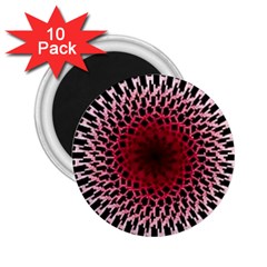 Gradient Spirograph 2 25  Magnets (10 Pack)  by JayneandApollo