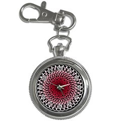 Gradient Spirograph Key Chain Watches