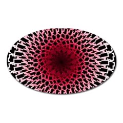 Gradient Spirograph Oval Magnet by JayneandApollo