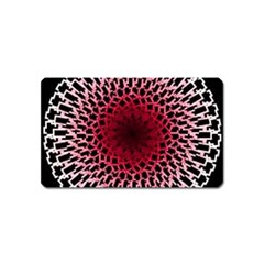 Gradient Spirograph Magnet (name Card)