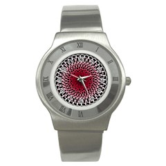 Gradient Spirograph Stainless Steel Watch by JayneandApollo