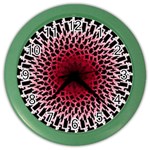 Gradient Spirograph Color Wall Clock Front