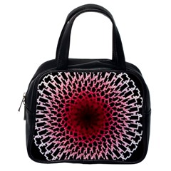 Gradient Spirograph Classic Handbag (one Side) by JayneandApollo