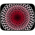 Gradient Spirograph Fleece Blanket (Mini) 35 x27  Blanket