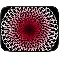 Gradient Spirograph Fleece Blanket (mini)