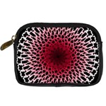 Gradient Spirograph Digital Camera Leather Case Front