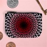 Gradient Spirograph Mini Coin Purse Front