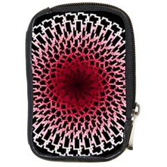 Gradient Spirograph Compact Camera Leather Case by JayneandApollo