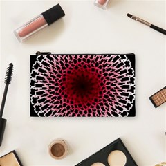 Gradient Spirograph Cosmetic Bag (small) by JayneandApollo