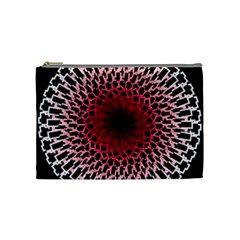 Gradient Spirograph Cosmetic Bag (medium) by JayneandApollo