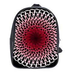 Gradient Spirograph School Bag (large) by JayneandApollo