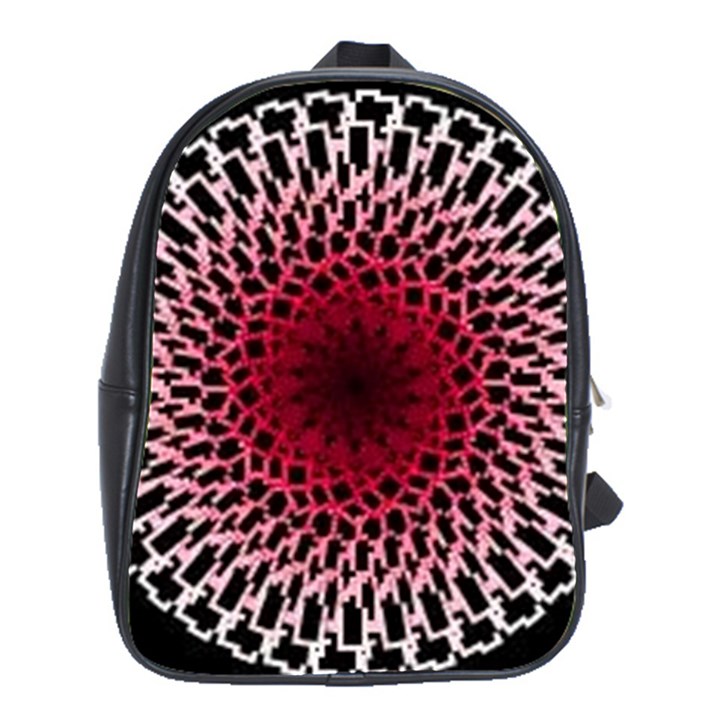 Gradient Spirograph School Bag (Large)