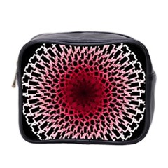 Gradient Spirograph Mini Toiletries Bag (two Sides) by JayneandApollo