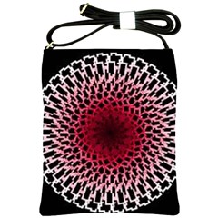 Gradient Spirograph Shoulder Sling Bag