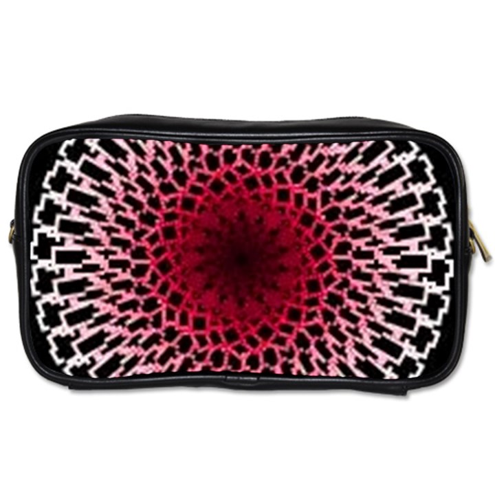 Gradient Spirograph Toiletries Bag (One Side)