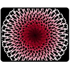 Gradient Spirograph Fleece Blanket (medium) 