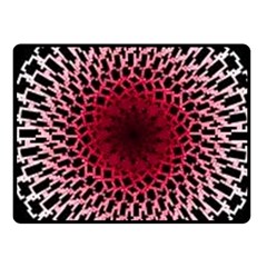 Gradient Spirograph Fleece Blanket (small)