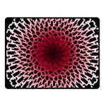 Gradient Spirograph Fleece Blanket (Small) 50 x40  Blanket Front