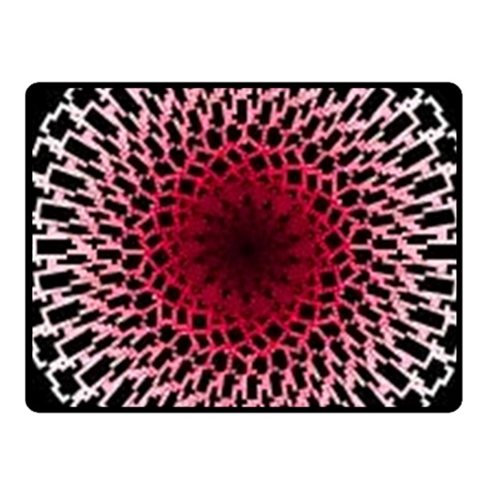 Gradient Spirograph Fleece Blanket (Small)