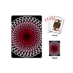 Gradient Spirograph Playing Cards Single Design (mini) by JayneandApollo