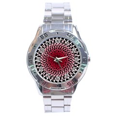 Gradient Spirograph Stainless Steel Analogue Watch