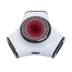 Gradient Spirograph 3-port Usb Hub by JayneandApollo