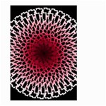 Gradient Spirograph Large Garden Flag (Two Sides) Front