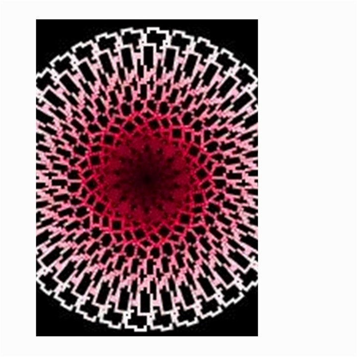 Gradient Spirograph Large Garden Flag (Two Sides)