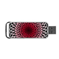 Gradient Spirograph Portable Usb Flash (one Side) by JayneandApollo