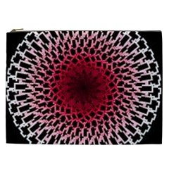 Gradient Spirograph Cosmetic Bag (xxl) by JayneandApollo