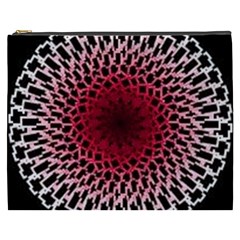 Gradient Spirograph Cosmetic Bag (xxxl) by JayneandApollo