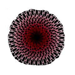 Gradient Spirograph Standard 15  Premium Round Cushions