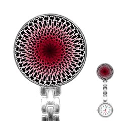 Gradient Spirograph Stainless Steel Nurses Watch