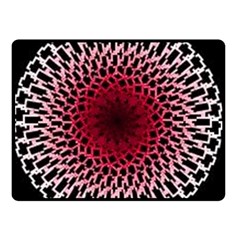 Gradient Spirograph Double Sided Fleece Blanket (small)  by JayneandApollo