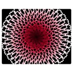 Gradient Spirograph Double Sided Flano Blanket (Medium)  60 x50  Blanket Front