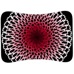 Gradient Spirograph Velour Seat Head Rest Cushion by JayneandApollo