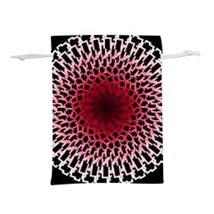 Gradient Spirograph Lightweight Drawstring Pouch (l) by JayneandApollo