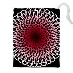 Gradient Spirograph Drawstring Pouch (5xl) by JayneandApollo