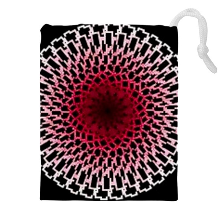 Gradient Spirograph Drawstring Pouch (5XL)