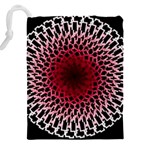 Gradient Spirograph Drawstring Pouch (5XL) Back